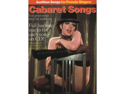 12883 audition songs cabaret songs cd edice pro zpevacky