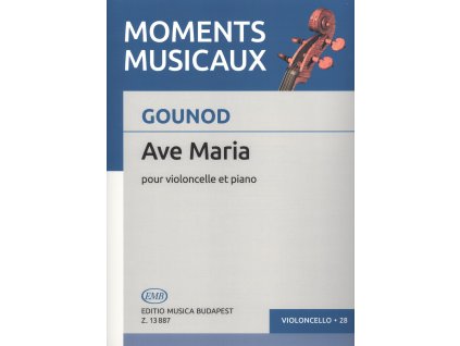 21322 ave maria by ch gounod violoncello a klavir