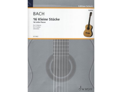 15457 bach 16 little pieces skladby pro dve kytary