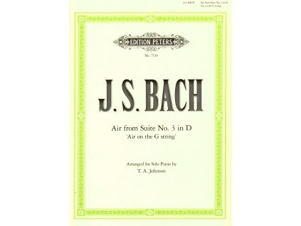 31405 bach air on the g string air from suite no 3 in d bwv 1068 klavir solo
