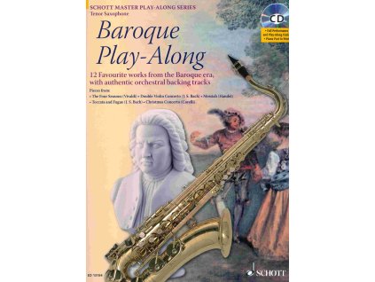 18742 baroque play along cd tenorovy saxofon a klavir