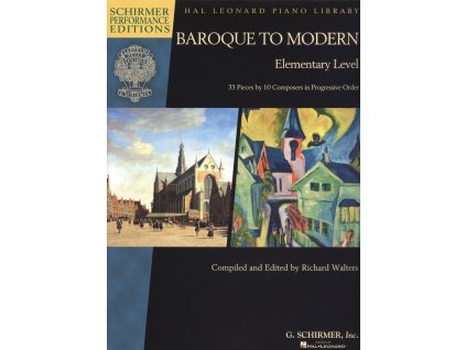 9661 baroque to modern elementary level velmi jednoduche skladby pro klavir