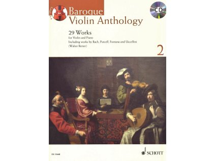 2641 baroque violin anthology 2 cd housle a klavir