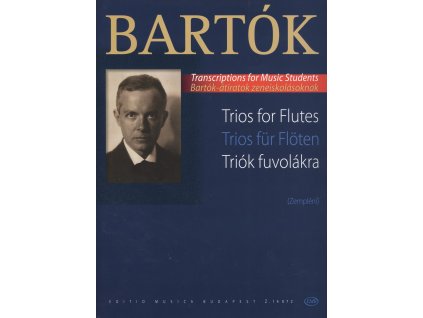 6655 bartok trios for flutes 15 skladeb pro 3 pricne fletny