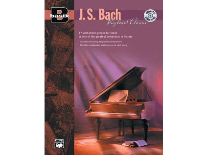 13801 basix keyboard j s bach cd 17 znamych skladeb pro klavir