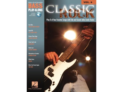 19756 bass play along 6 classic rock cd