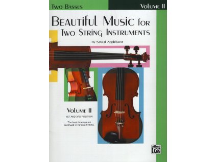 17764 beautiful music 2 for two string instruments skladby pro dva kontrabasy
