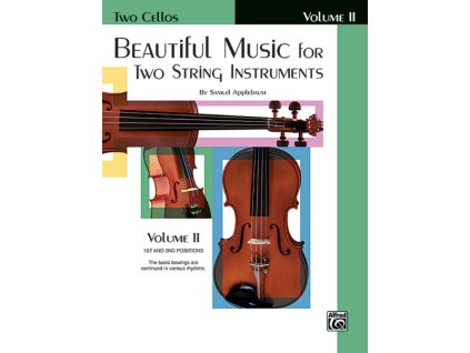 17770 beautiful music 2 for two string instruments skladby pro dve violoncella