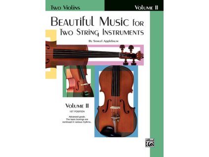 17788 beautiful music 2 for two string instruments skladby pro dvoje housle