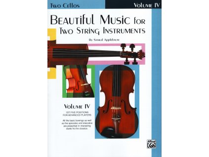 18433 beautiful music 4 for two string instruments skladby pro dve violoncella