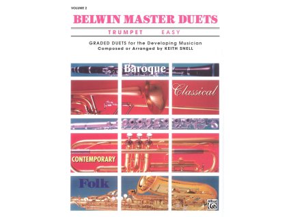 1420 belwin master duets easy 2 trumpeta trubka