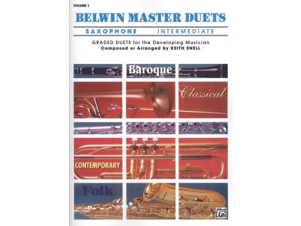 7951 belwin master duets intermediate 1 saxofon