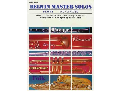 16936 belwin master solos advanced flute pricna fletna solovy sesit