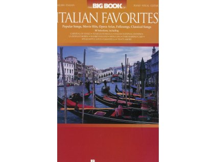 19936 big book of italian favorits klavir zpev kytara