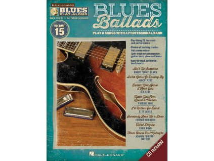 2896 blues play along 15 blues ballads cd