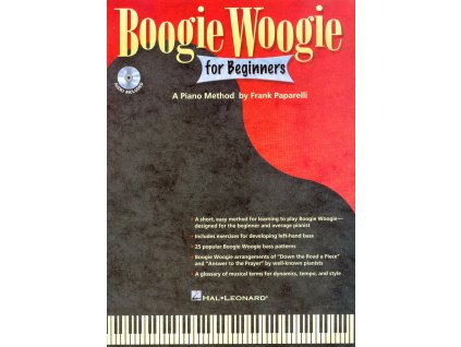 568 boogie woogie for beginners cd a piano method by frank paparelli klavir