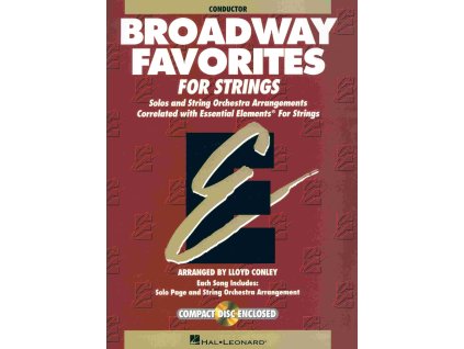 20074 broadway favorites for strings cd partitura