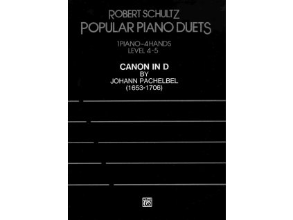 27133 canon in d by johann pachelbel 1 klavir 4 ruce