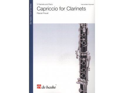 11239 capriccio for clarinets skladba pro tri klarinety a klavir