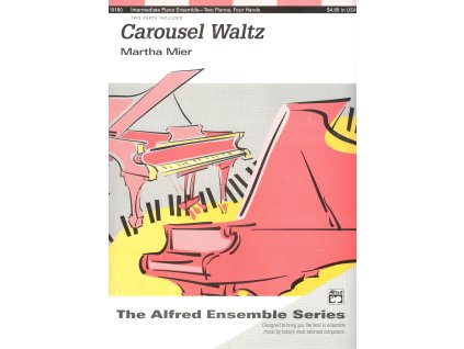 874 carousel waltz by martha mier 2 klaviry 4 ruce