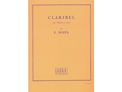 7402 claribel by eugene bozza klarinet a klavir