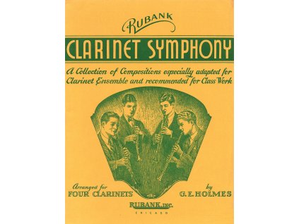 4765 clarinet symphony 15 skladeb pro ctyri klarinety