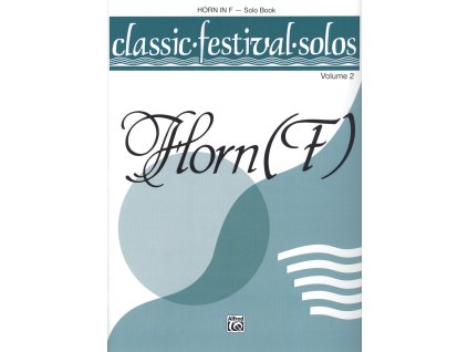 23584 classic festival solos 2 lesni roh horn in f solovy sesit