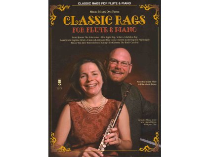 29089 classic rags for flute piano cd pricna fletna