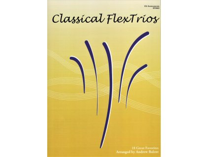 16633 classical flextrios eb nastroje altovy saxofon barytonovy saxofon