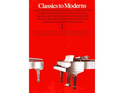 24694 classics to moderns 1 red book 31 jednoduchych skladbicek pro klavir 1
