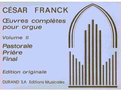 21049 complete works for organ ii by cesar franck varhany