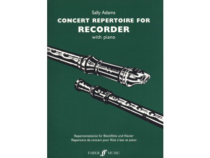 9127 concert repertoire for recorder zobcova fletna a klavir
