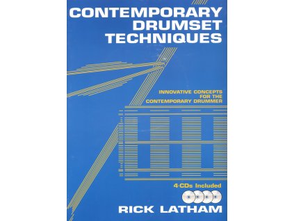 4651 contemporary drumset techniques by rick latham 4x cd