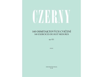 20560 czerny op 821 160 osmitaktovych cviceni klavir