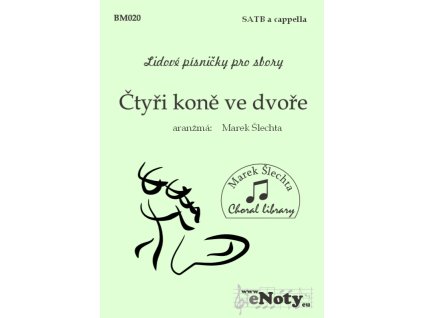 928 ctyri kone ve dvore satb a cappella