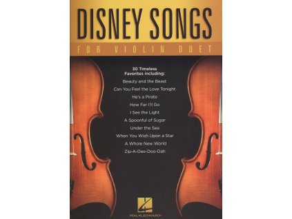 9727 disney songs for violin duet filmove melodie pro dvoje housle