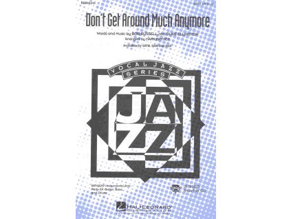 23341 don apos t get around much anymore satb a klavir akordy