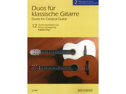 18085 duets for classical guitar 2 12 duet pro dve klasicke kytary