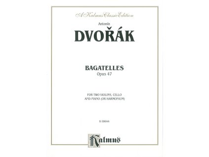 16549 dvorak bagatelles op 47 dvoje housle violoncello a klavir