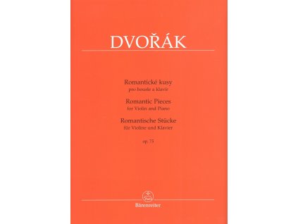 2392 dvorak romanticke kusy op 75 housle a klavir