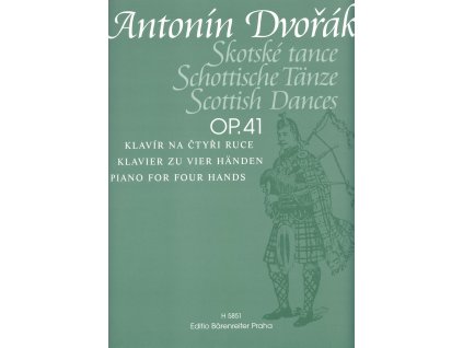 4207 dvorak skotske tance op 41 1 klavir 4 ruce