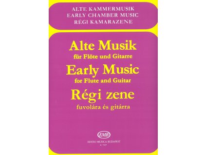 3220 early music for flute and guitar stara hudba pro fletnu a kytaru