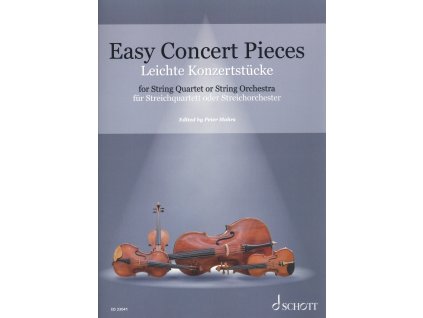 12367 easy concert pieces snadne prednesove skladby pro smyccovy kvartet orchestr