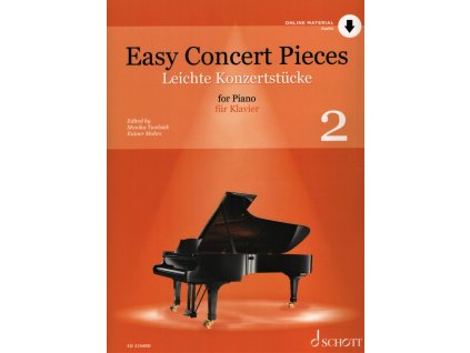 10603 easy concert pieces 2 audio online solo klavir snadne prednesove skladby