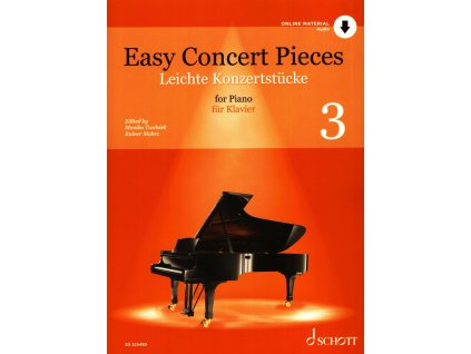 13699 easy concert pieces 3 audio online solo klavir snadne prednesove skladby