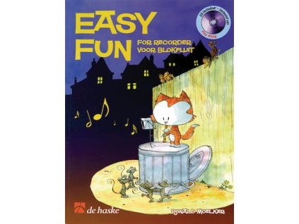 24898 easy fun for recorder cd jednoduche skladbicky pro zobcovou fletnu