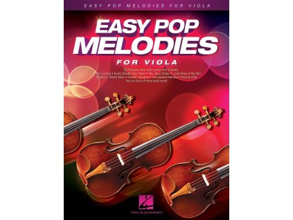 8407 easy pop melodies for viola 50 popularnich hitu pro violu