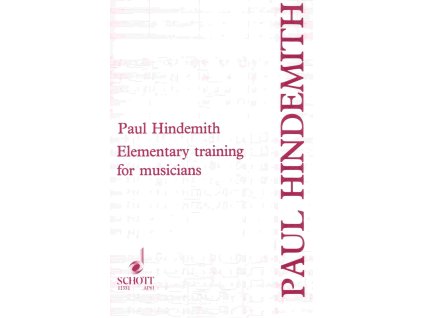 19762 elementary training for musicians by paul hindemith
