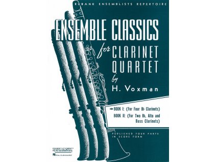 3181 ensemble classics for clarinet quartet 14 skladeb pro ctyri klarinety