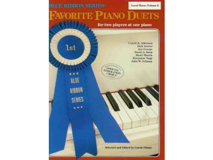 26518 favorite piano duets 3 sedm snadnych skladeb pro 1 klavir 4 ruce
